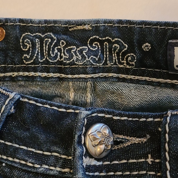 Miss Me Girl's Bermuda Cropped Shorts Size 12 - Picture 7 of 9